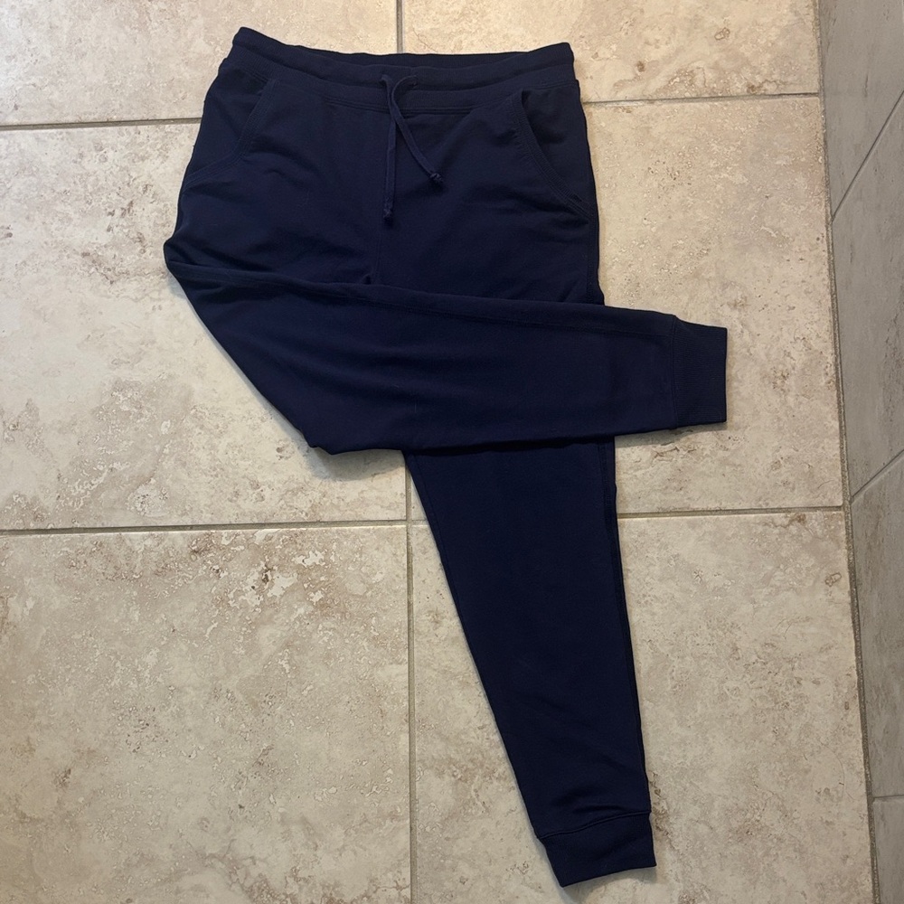 Women’s Navy Blue Jogger Pants - Comfortable Track Sweatpants
